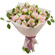 bouquet of lisianthuses carnations and alstroemerias. Czech Republic