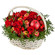 gift basket with strawberry. Czech Republic